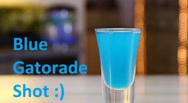 Embracing the Coolness: Blue Gatorade Shot For Summer